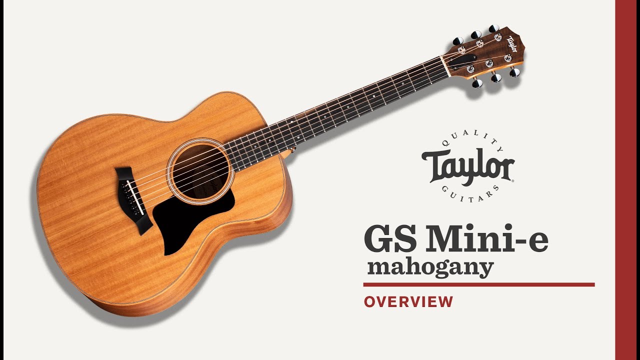 Taylor GS Mini-e Mahogany Layered Sapele Acoustic-Electric Guitar