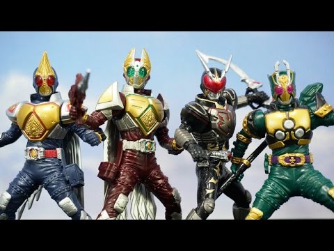 仮面ライダー 森永プロモ プラカード ブレイド・ギャレン・カリス