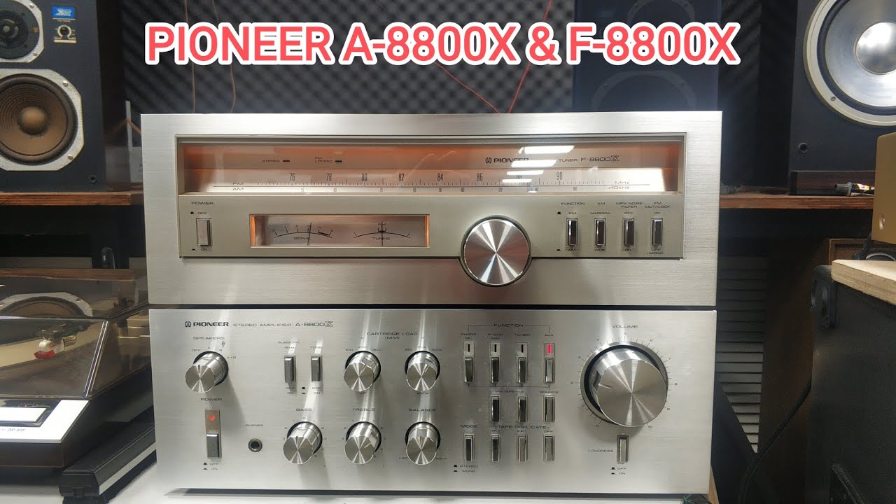 PIONEER A-8800X & F-8800X - YouTube