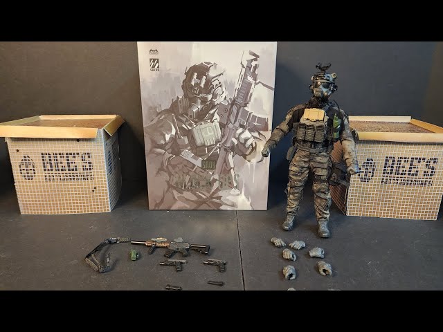 Hasuki Salvo Black Ops Operator Unknown 1:12 Scale Figure - YouTube