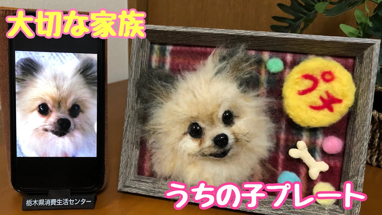 p*o様 わたわたペット わんこ限定 分身の術 中サイズ (20センチ程)羊毛