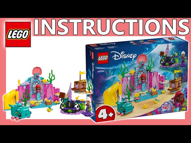 LEGO instructions | Ariel's Crystal Cavern | 43254 | LEGO Disney