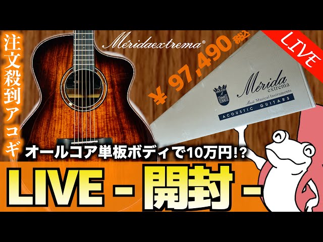 注文殺到】価格崩壊と話題の新作ギター『Merida / SCAR』開封