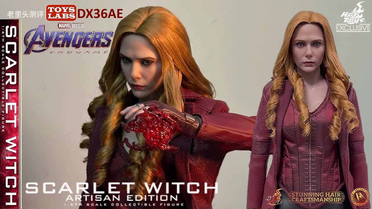 HT绯红女巫旺达植发版HOT TOYS DX36AE Avengers Endgame Scarlet Witch