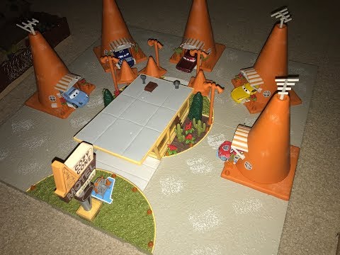 Mattel Pixar Cars 2017 Precision Series Sally's Cozy Cone Motel