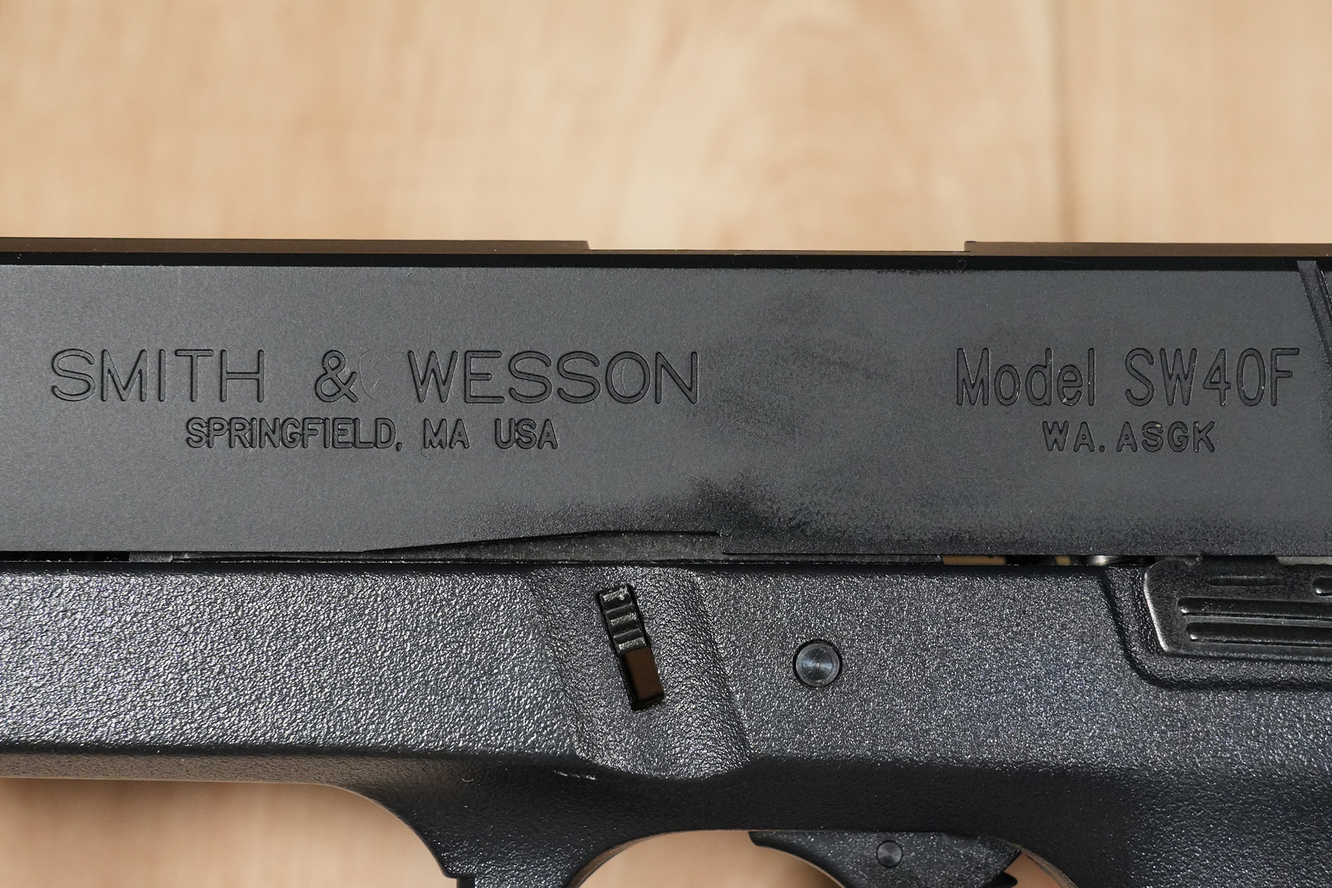ウエスタンアームズ WA S&W40F シグマ ガスガン ASGK刻印有り
