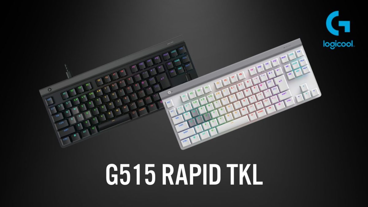 Logicool G 初！ ロープロ＆ラピトリキーボード「G515 RAPID TKL」、10