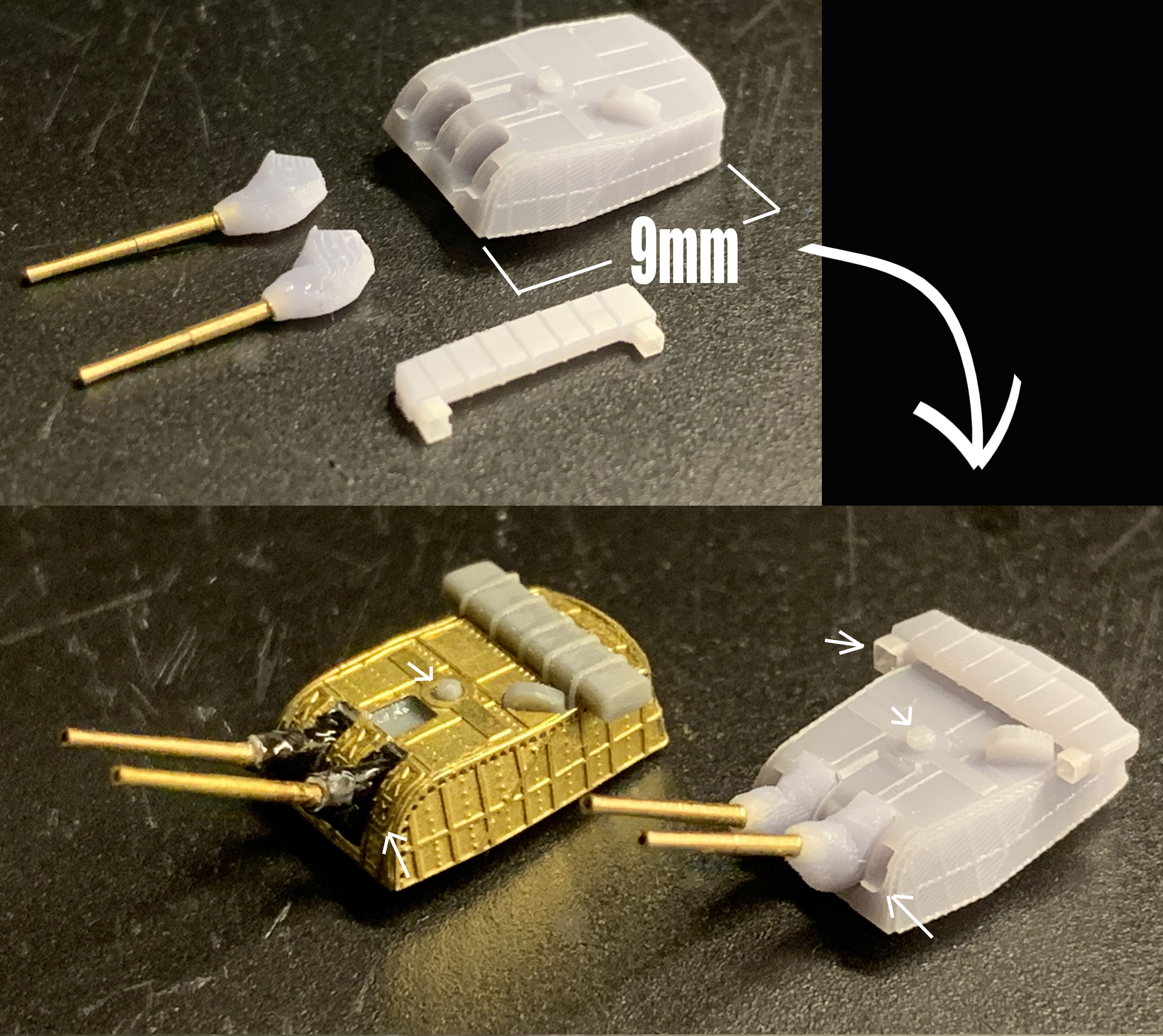 WIP] 1/700 IJN Chokai Heavy Cruiser [鳥海][重巡洋艦] Part 2