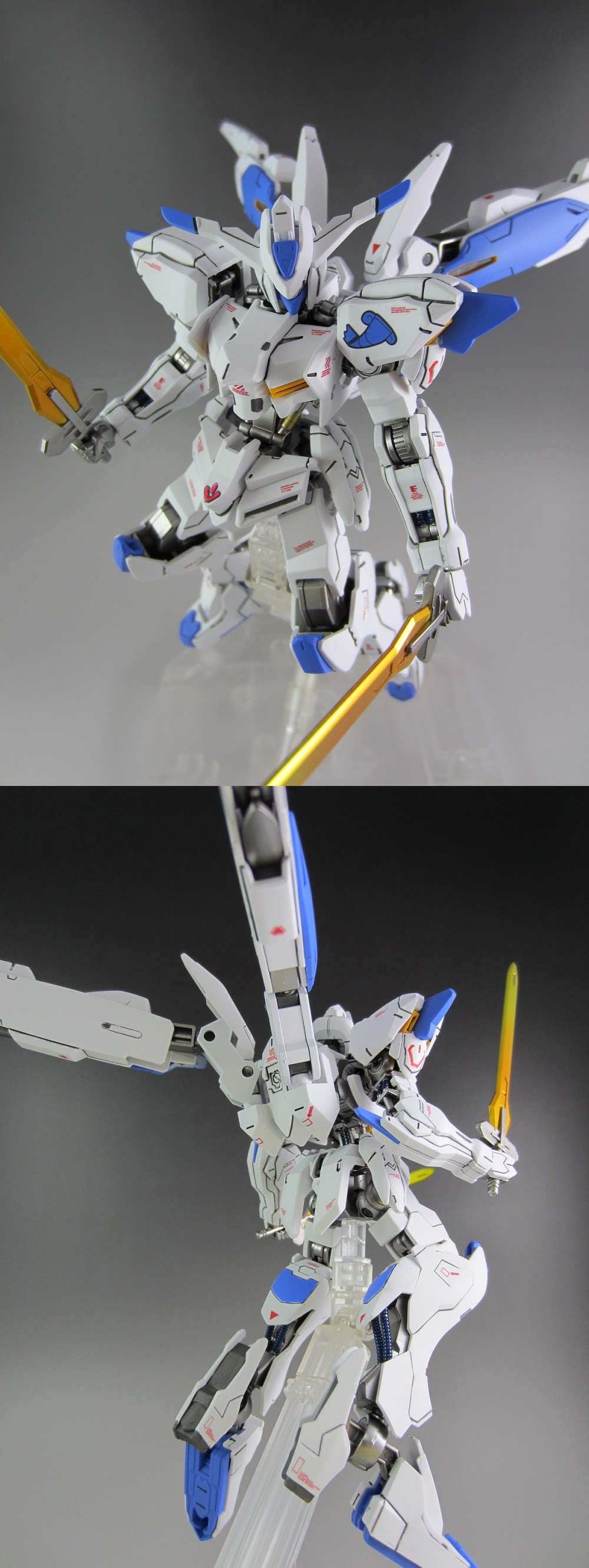HG 1/144 鉄血のオルフェンズ ガンダムバエル 全塗装 ガンプ