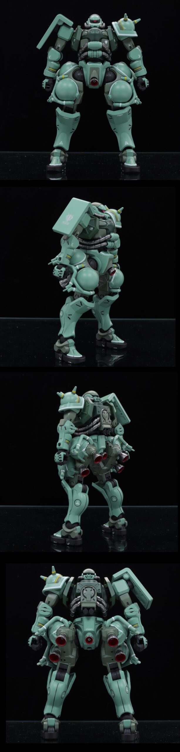 HG 1/144 ザク MS-06 (GQ) ZAKU 機動戦士Gundam GQuuuuuuX 改修全塗装