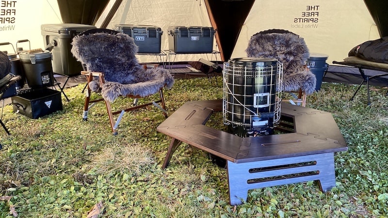 TheArth ヘキサテーブル しま男