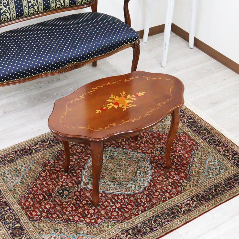 イタリア リビングテーブル 78cm センターテーブル 象嵌 680 – 輸入