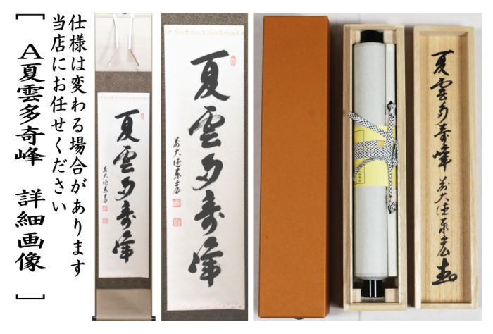美品 掛け軸 大徳寺 藤井誡堂作「無事是貴人」共箱 禅語 茶掛軸 洞雲