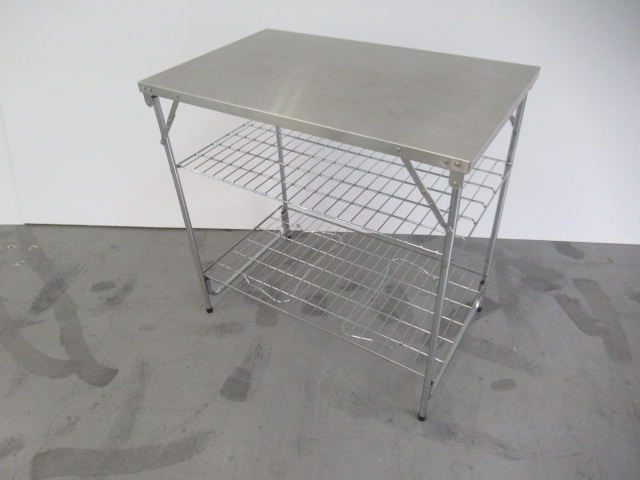 テンマクデザイン tent-Mark ステンレスワークテーブルHI テンマク