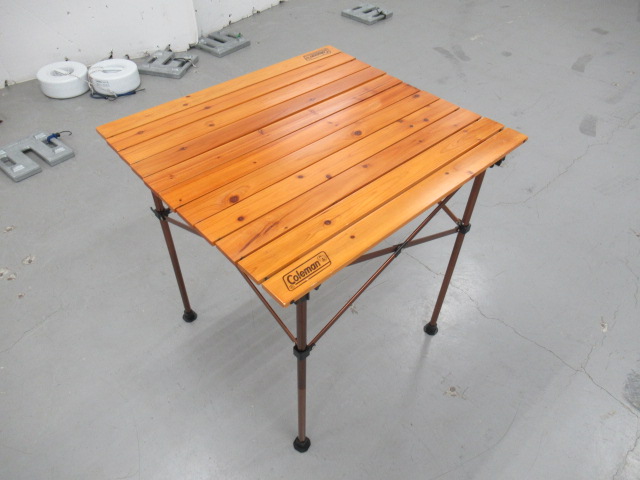 専用」コールマン ナチュラルウッドロールテーブル110 コールマン