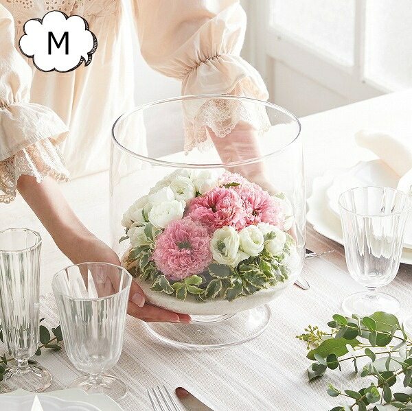 ベネチアングラス ブライトグリーン透明ガラスフラワーベース Vetri製