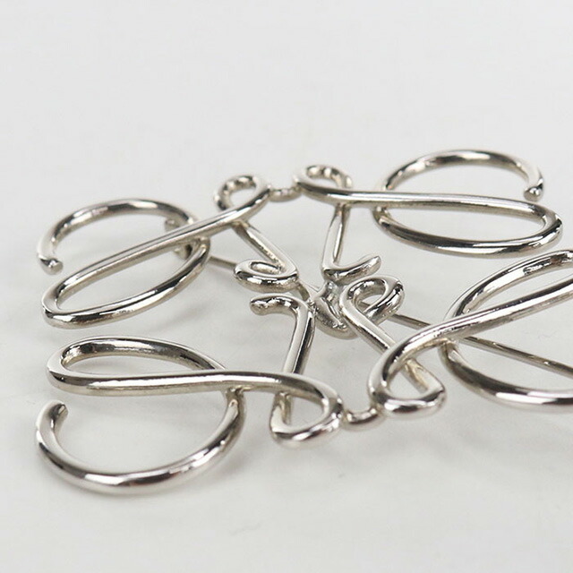 中古 ロエベ ブローチ レディース ブランド LOEWE アナグラム 111.25