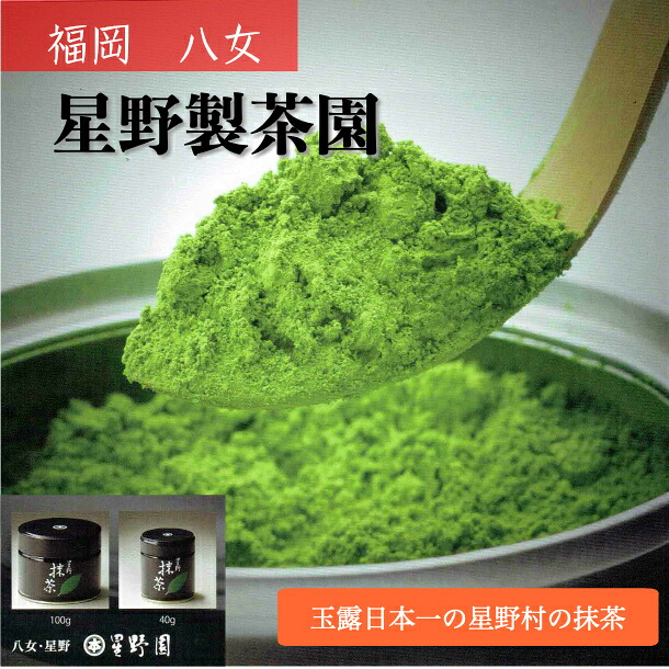 抹茶 matcha 星野製茶園 100g 星野製茶園 抹茶 福岡/八女/ 星授100g（濃茶）/POWDER Matcha Green