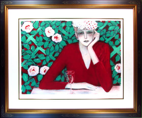 カシニョールリトグラフ 33/150 女性のいないリトグラフは希少です