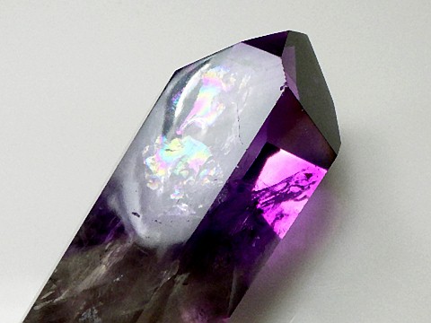 楽天市場】アメジスト 超特大20cm レインボー ホーランダイトイン