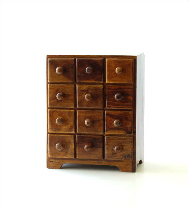 楽天市場】小物入れ 引き出し おしゃれ 天然木 収納ボックス ウッド