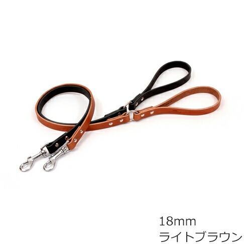 コロコ 栃木レザー リード 18mm ライトブラウン本革: neelセレクト