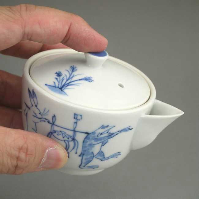 930 清水焼宝瓶時代物