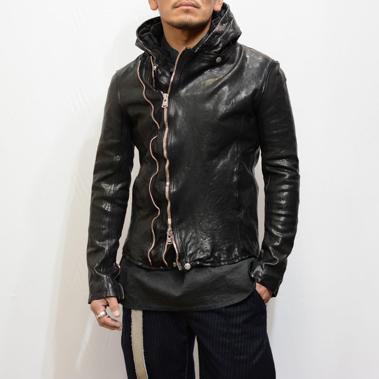 バックラッシュレザーライダースジャケット 黒 【公式通販】