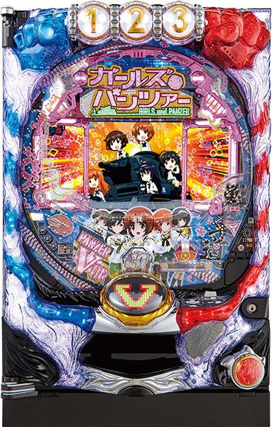 平和 CRAガールズ＆パンツァー[ガルパン] 99.9ver. 中古パチンコ実機