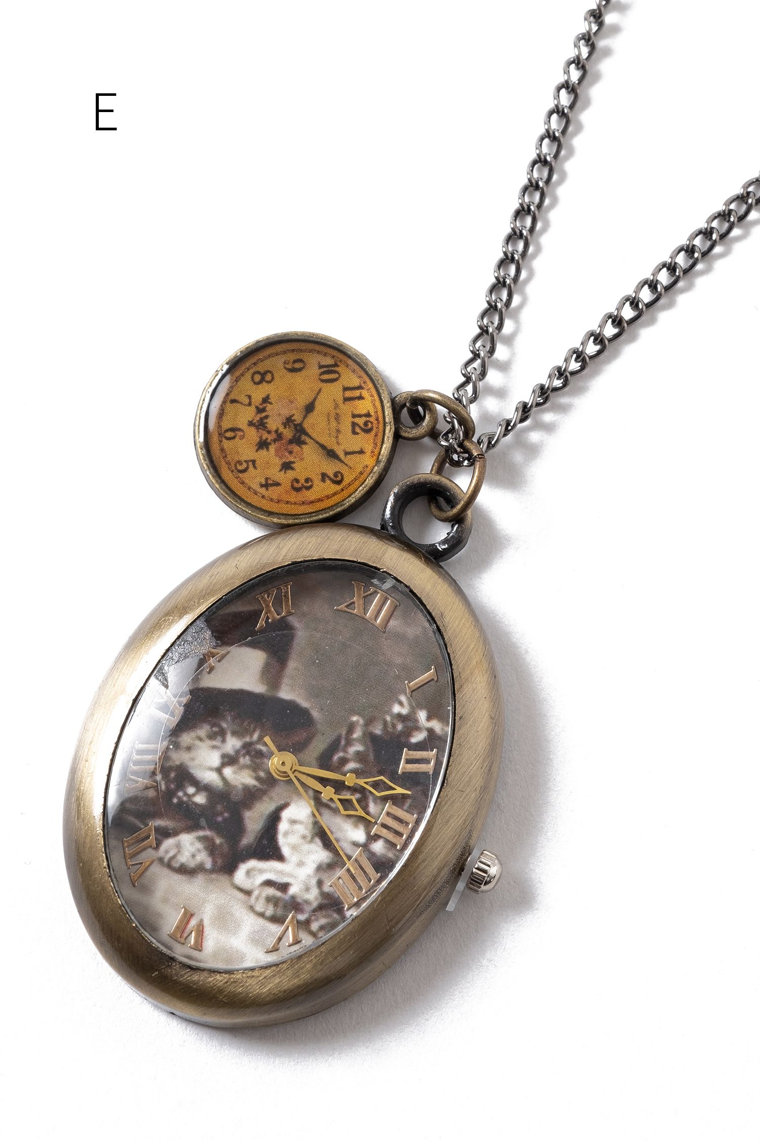 ネコと懐中時計。ネックレス ankoROCK(アンコロック) メンズ