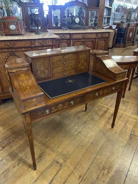 イギリスアンティーク ライティングビューロー デスク オーク材