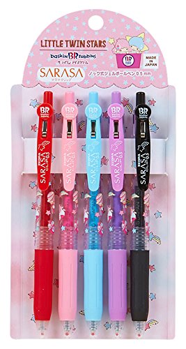 リトルツインスターズ キキララ SARASAクリップ サラサクリップ 5色