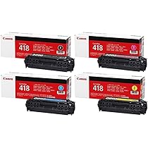 ◼︎純正品◼︎ Canon キャノン トナーカートリッジ 418 4本セット