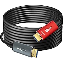 Amazon | Twozoh HDMI 光ファイバーケーブル 20M 4Kファイバー HDMI