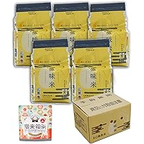 Amazon.co.jp: 夢味米 2kg×5個入り はえぬき 無洗米 長期保存(約5年間