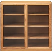 Amazon.co.jp: 無印良品 木製キャビネット 幅44×奥行44×高さ83cm 木扉