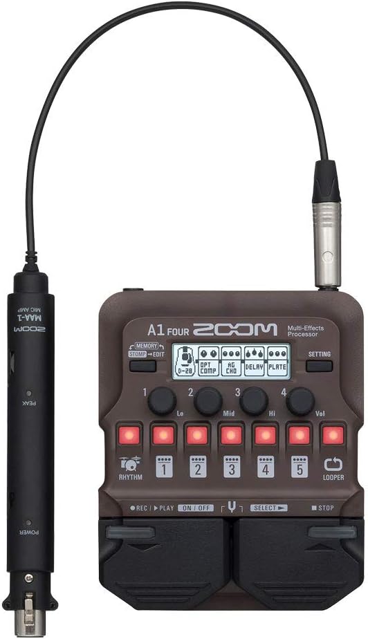 ZOOM A1X FOURをレビュー。アコースティック楽器向けのマルチ