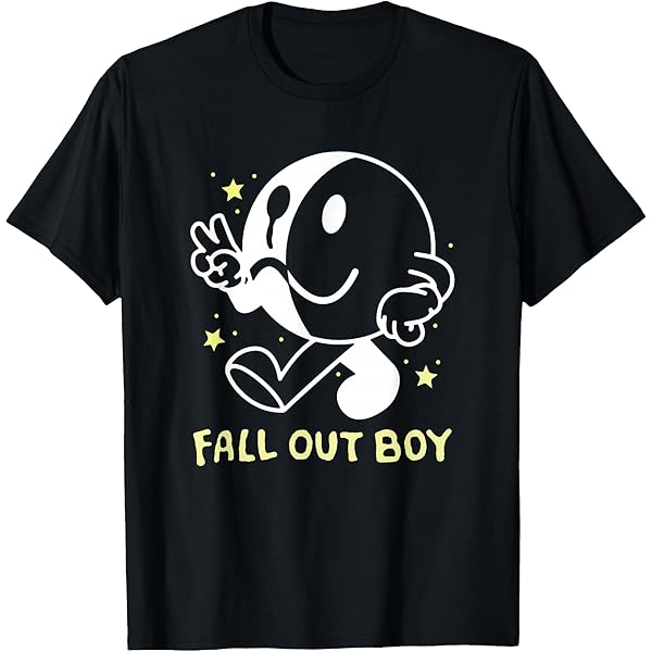 Amazon.com: Fall Out Boy - Punk Scratch Photo T-Shirt : Clothing