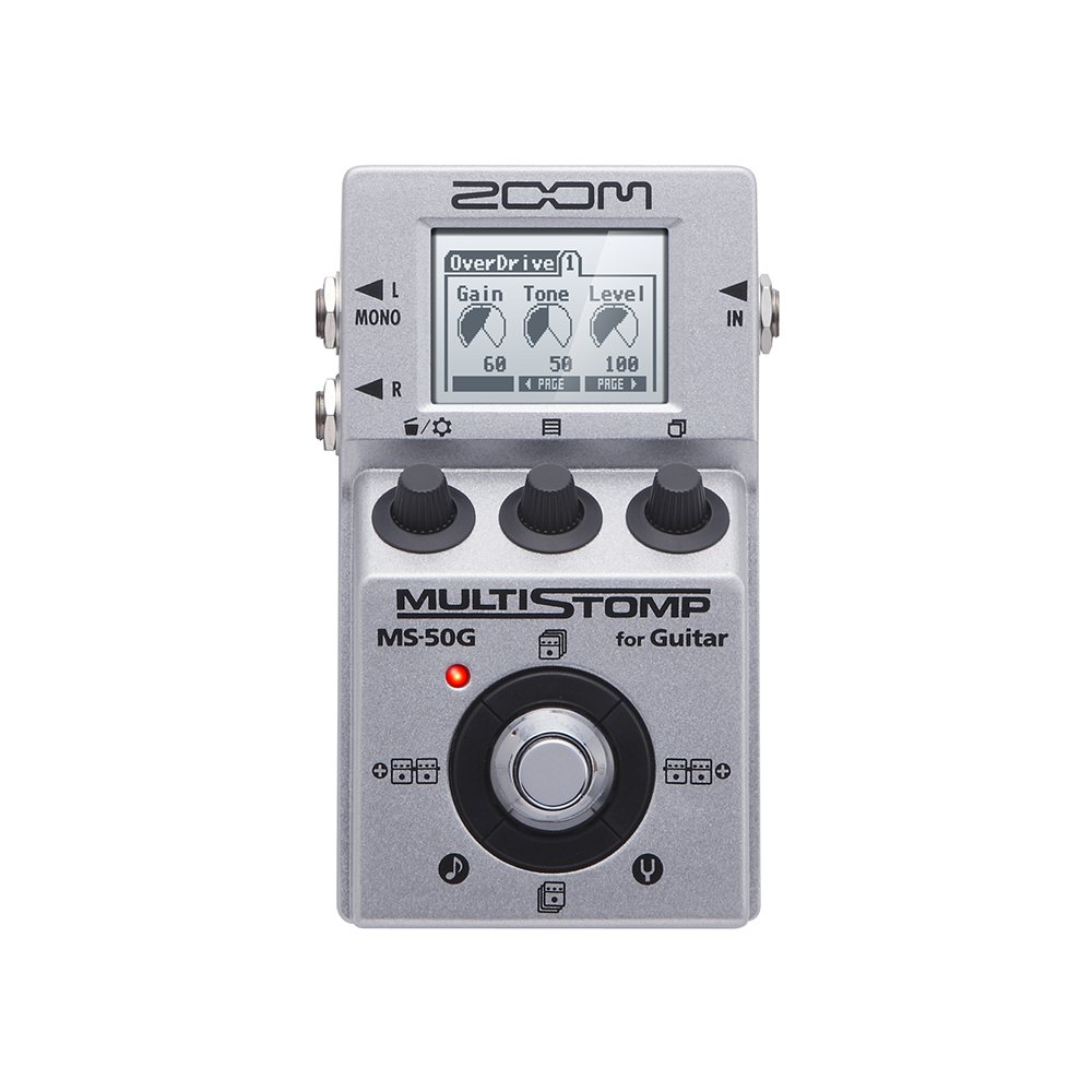ZOOM MultiStomp Guitar Pedal MS-50G 取扱説明書・レビュー記事