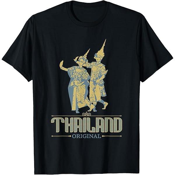 Amazon.com: Thailand Gifts & Tees Unisex Adult Cotton Black Thai