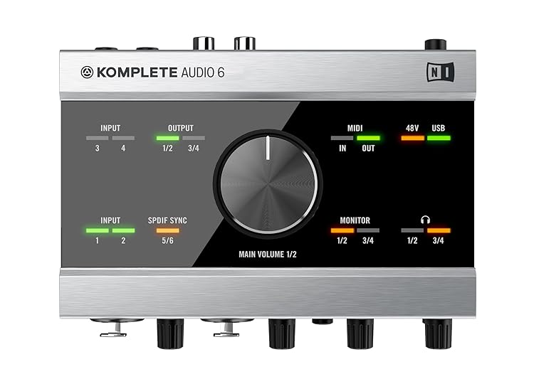 Native Instruments KOMPLETE AUDIO 6 - デジタルアウトを含む6in/6out