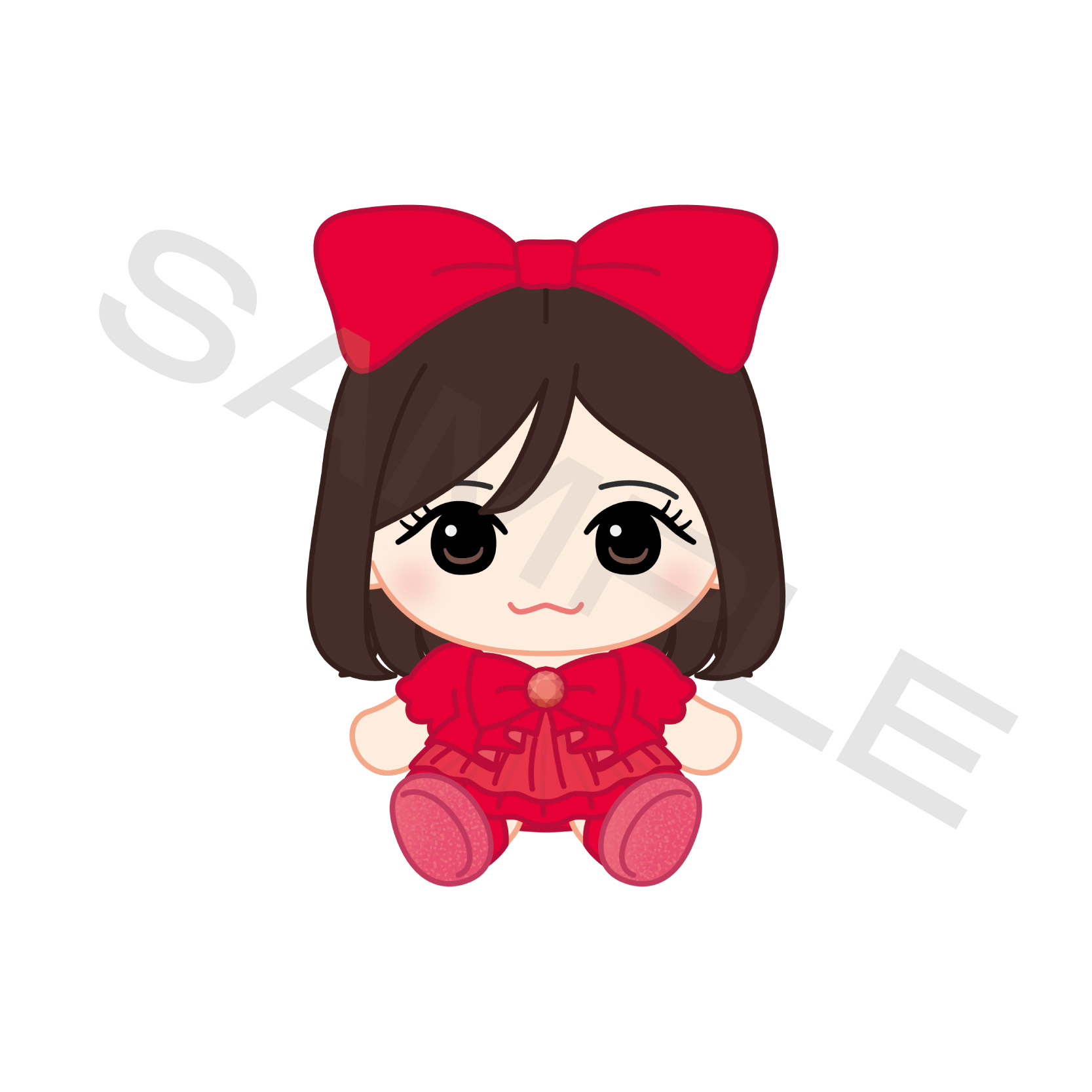 幕張公演】FRUITS ZIPPERメンバー別かわぬいver.2（全7種）【ASOBIMALL