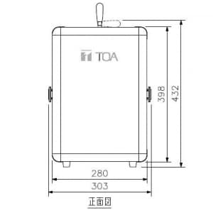 KZ-30DC (TOA)｜ポータブルアンプ｜業務用音響機器｜電材堂【公式】