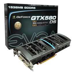 EVGA GeForce GTX 580 FTW ハイドロカッパー 2 EVGA - Product Specs