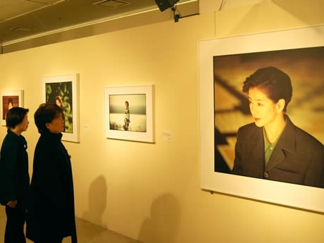 詩写・吉永小百合』写真 展 展示 パネル 石川三明 写真展 92㎝×92㎝ 詩