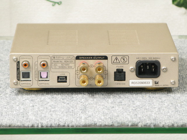 RASTEME RDA-520 デジタルアンプ RASTEME ラステーム・システムズ