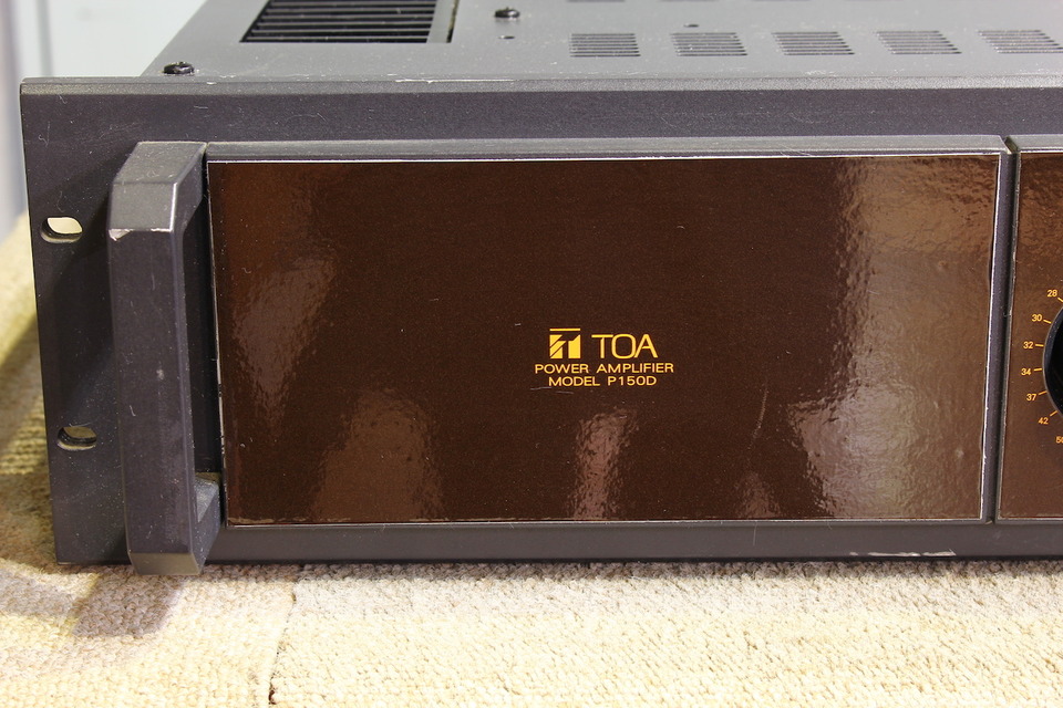TOA P150D パワーアンプ 動作品 美品！ TOA パワーアンプ P-150D