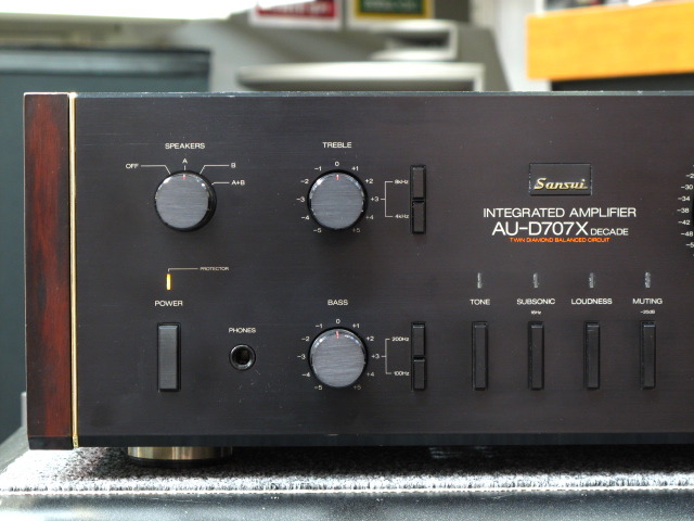 山水電気 サンスイ AU-D707X DECADE プリメインアンプ SANSUI AU-D707X