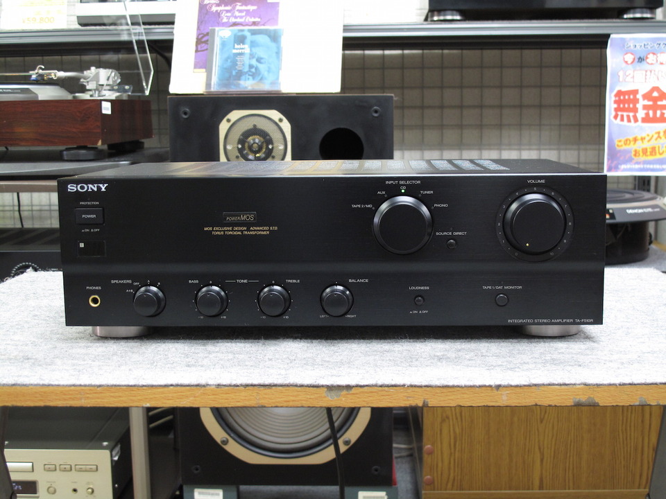 SONY MOS-FETプリメインアンプ TA-F510R リモコン＆取説付 SONY MOS