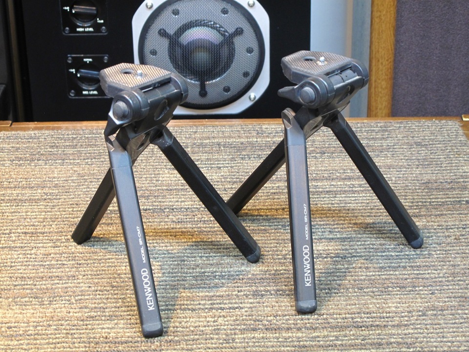 ケンウッド スピーカー CM-7ES SR-CM7 スピーカースタンドペア
